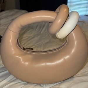 JW PEI Beige Textured Bag